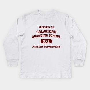 Property Of Salvatore Boarding School Kids Long Sleeve T-Shirt